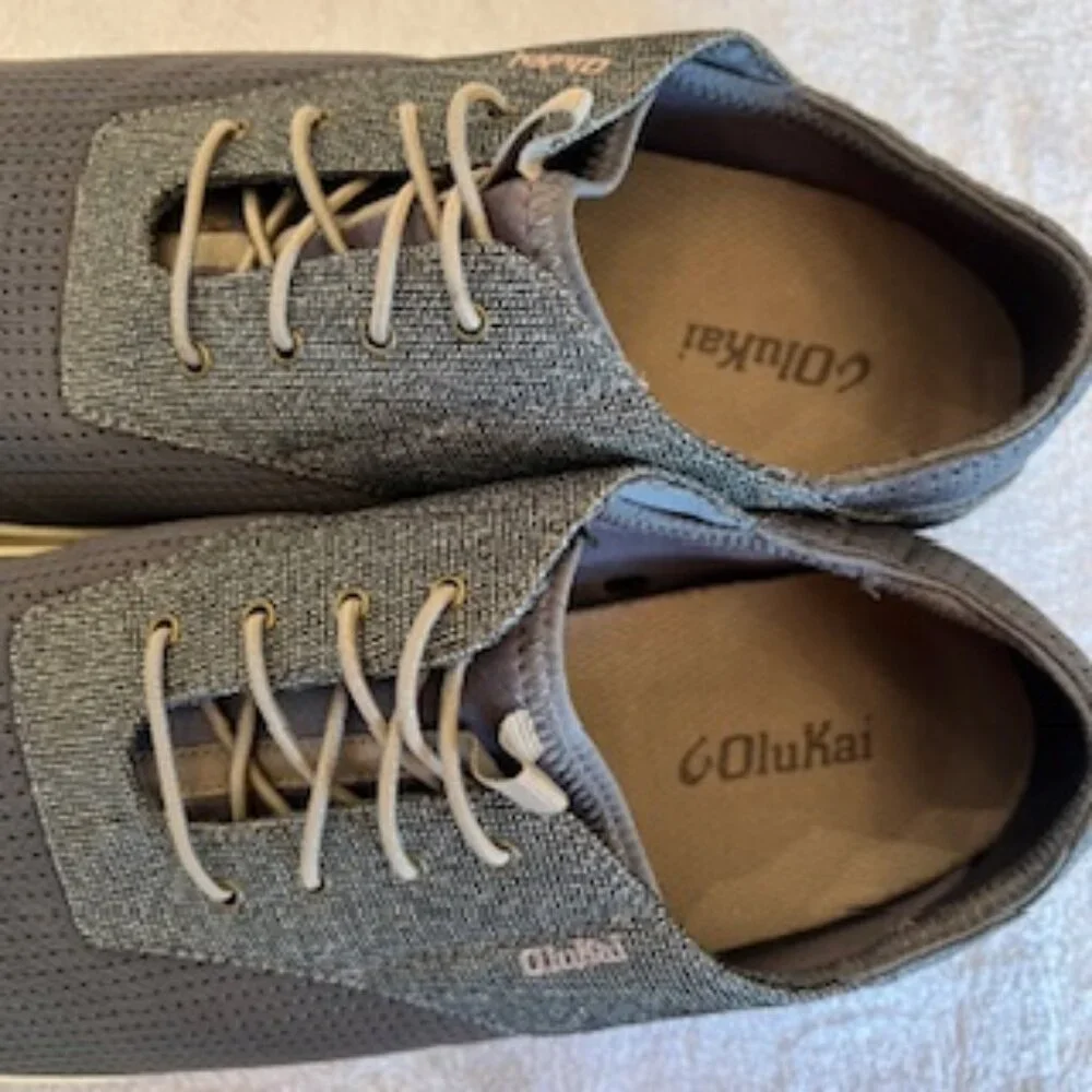 Olukai Nohea Moku Boat Men's Shoes 12M